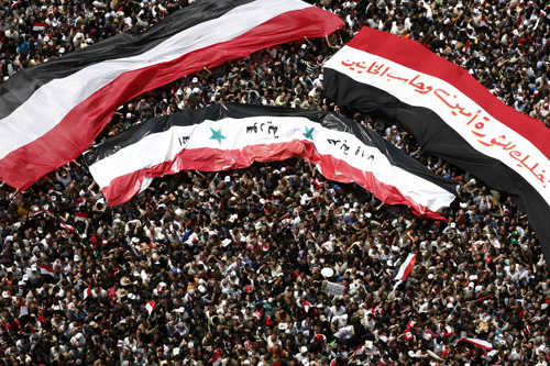 Hàng chục ngàn người biểu tình tại Cairo, Ai Cập hôm 8.4.